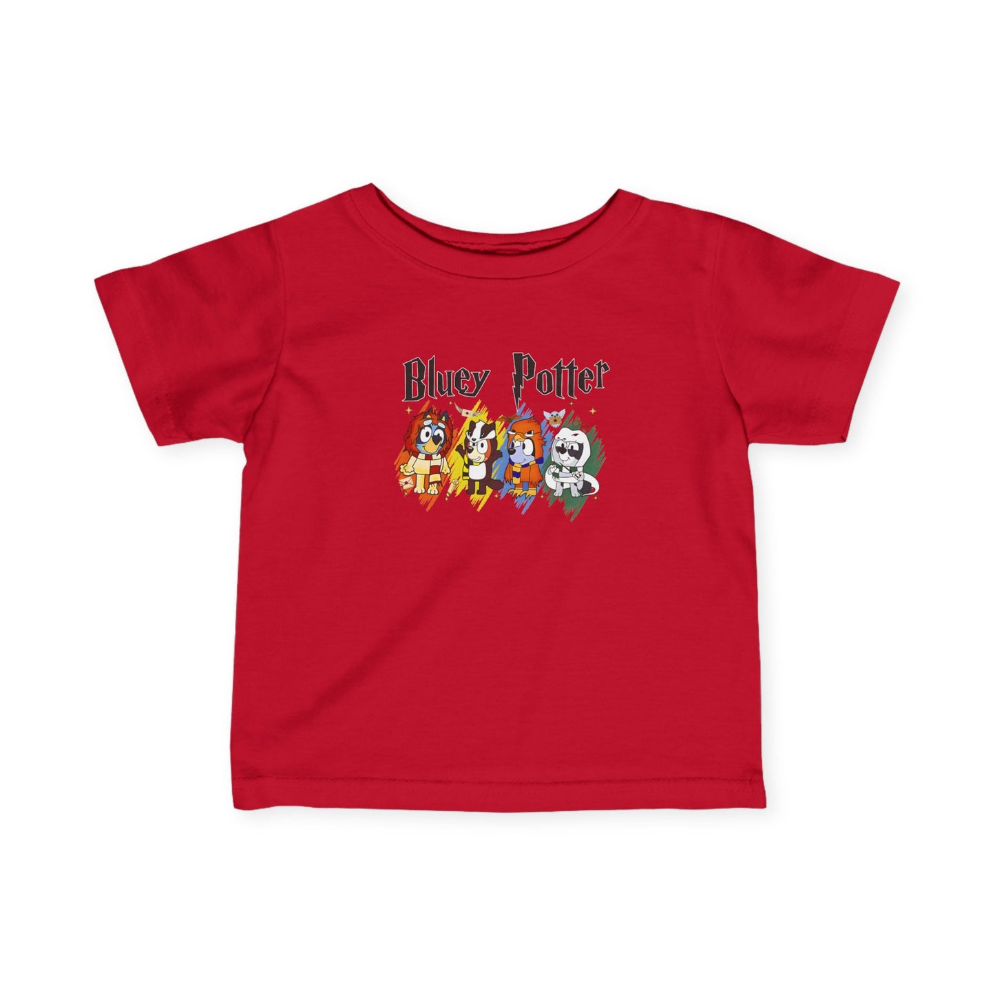 Bluey Potter T-shirt- Harry Potter and Bluey Cross-over Infant Tee