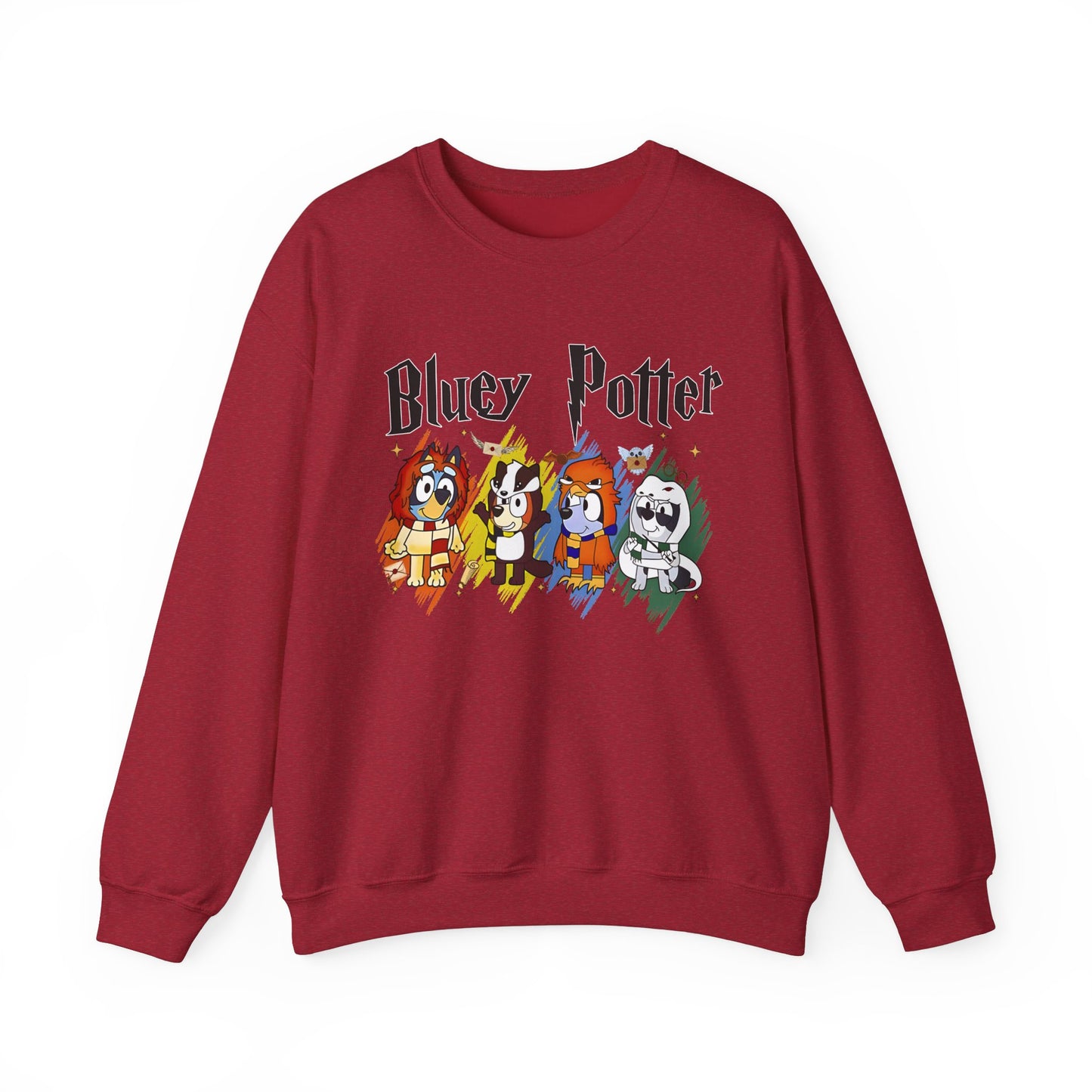 Bluey Potter- Harry Potter and Bluey Cross-over sweatshirt