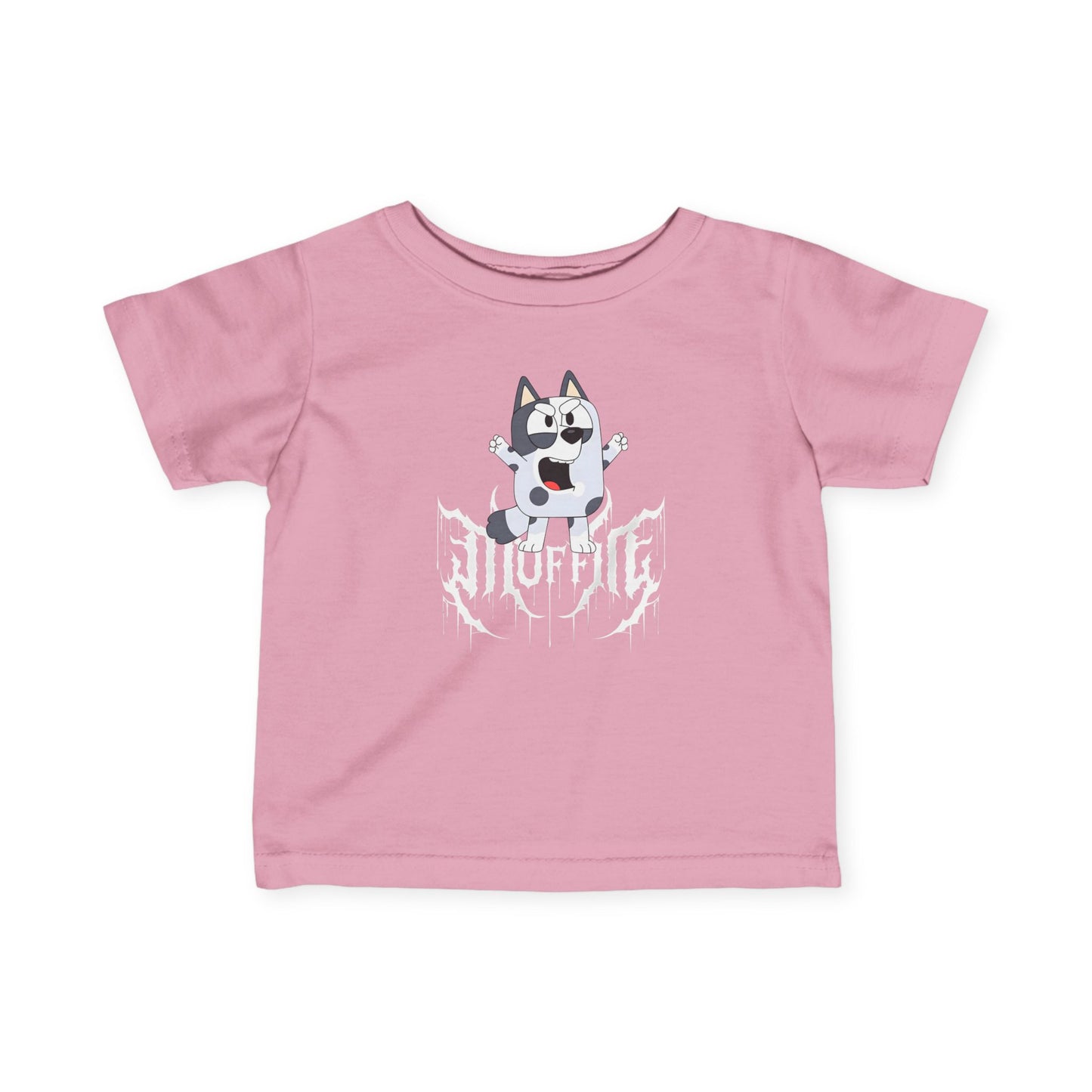 Infant Tee - Muffin Metal T-Shirt, Trendy Muffin Bluey - Metal Design