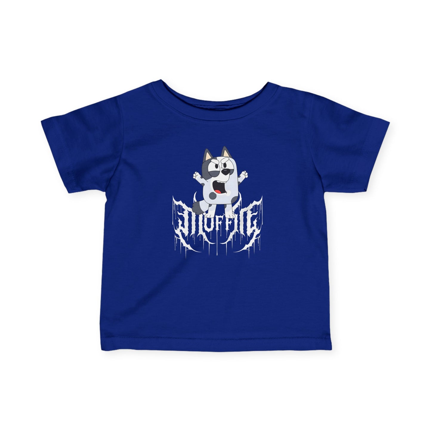 Infant Tee - Muffin Metal T-Shirt, Trendy Muffin Bluey - Metal Design