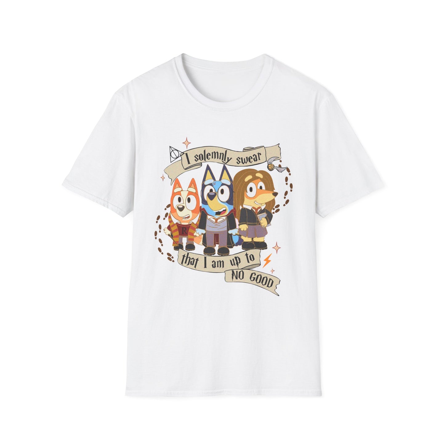 I Solemnly Swear I am up to no good, Harry Potter Tee, Bluey Tee, Bluey Mash-up Shirt