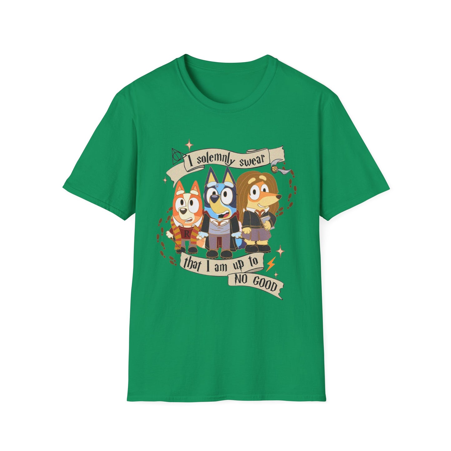 I Solemnly Swear I am up to no good, Harry Potter Tee, Bluey Tee, Bluey Mash-up Shirt