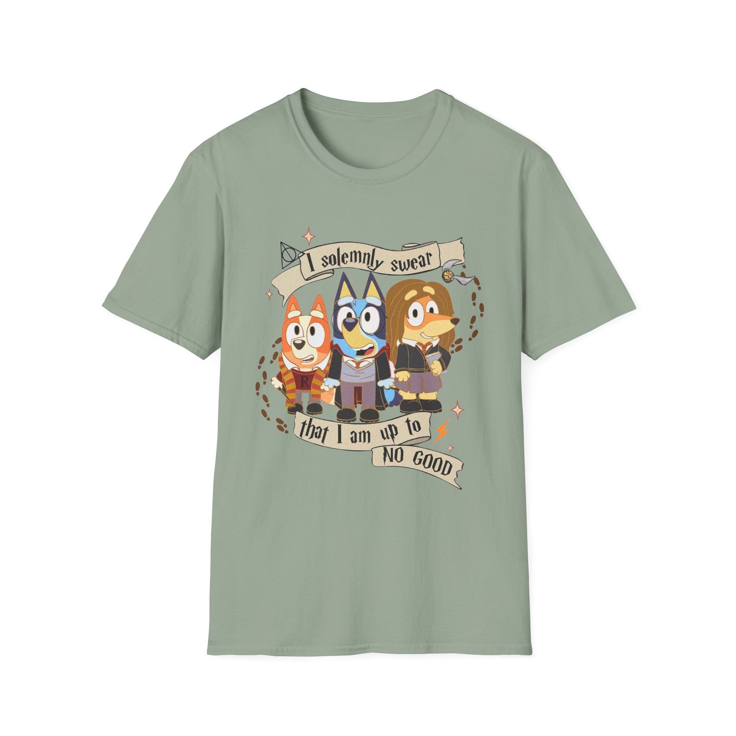 I Solemnly Swear I am up to no good, Harry Potter Tee, Bluey Tee, Bluey Mash-up Shirt