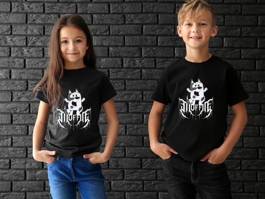 Kids Tee - Muffin Metal T-shirt, Trendy Muffin Bluey