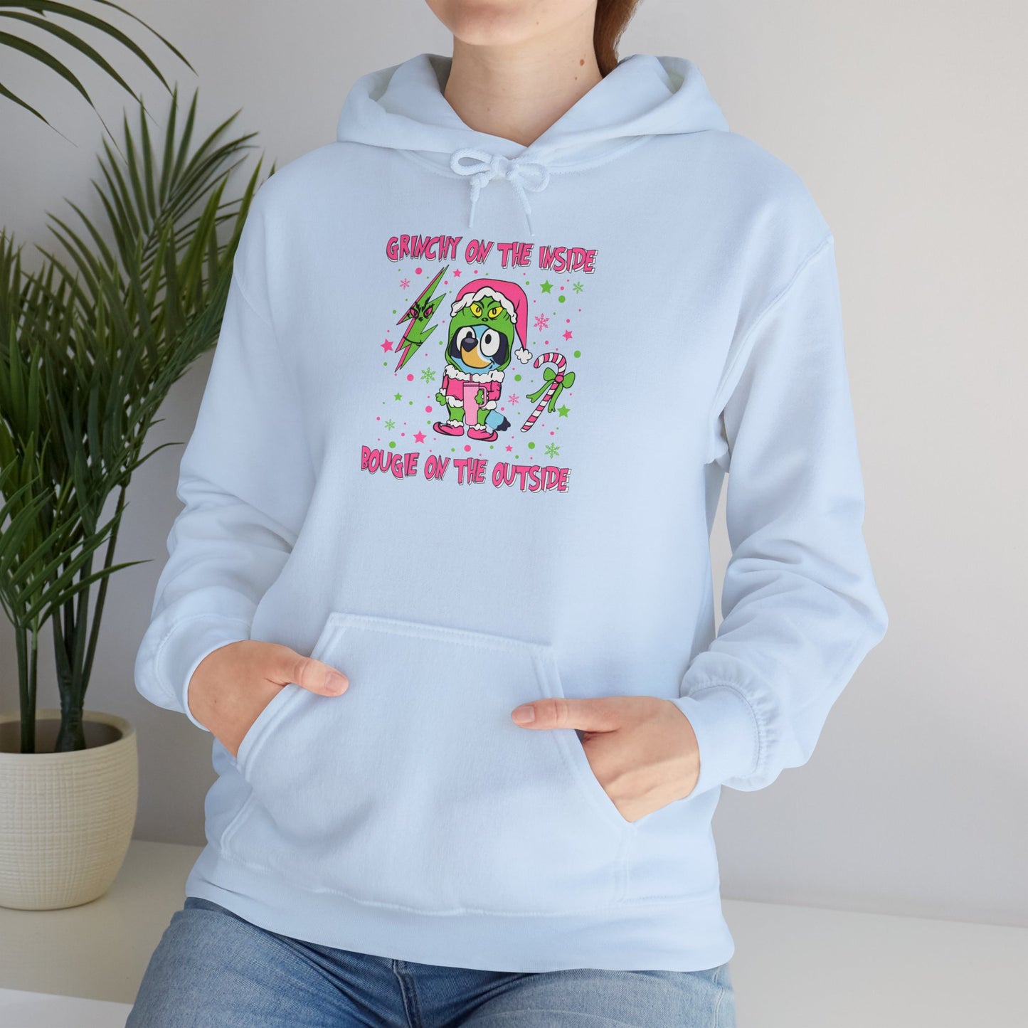 Bougie Grinch  Unisex Heavy Blend™ Hooded Sweatshirt