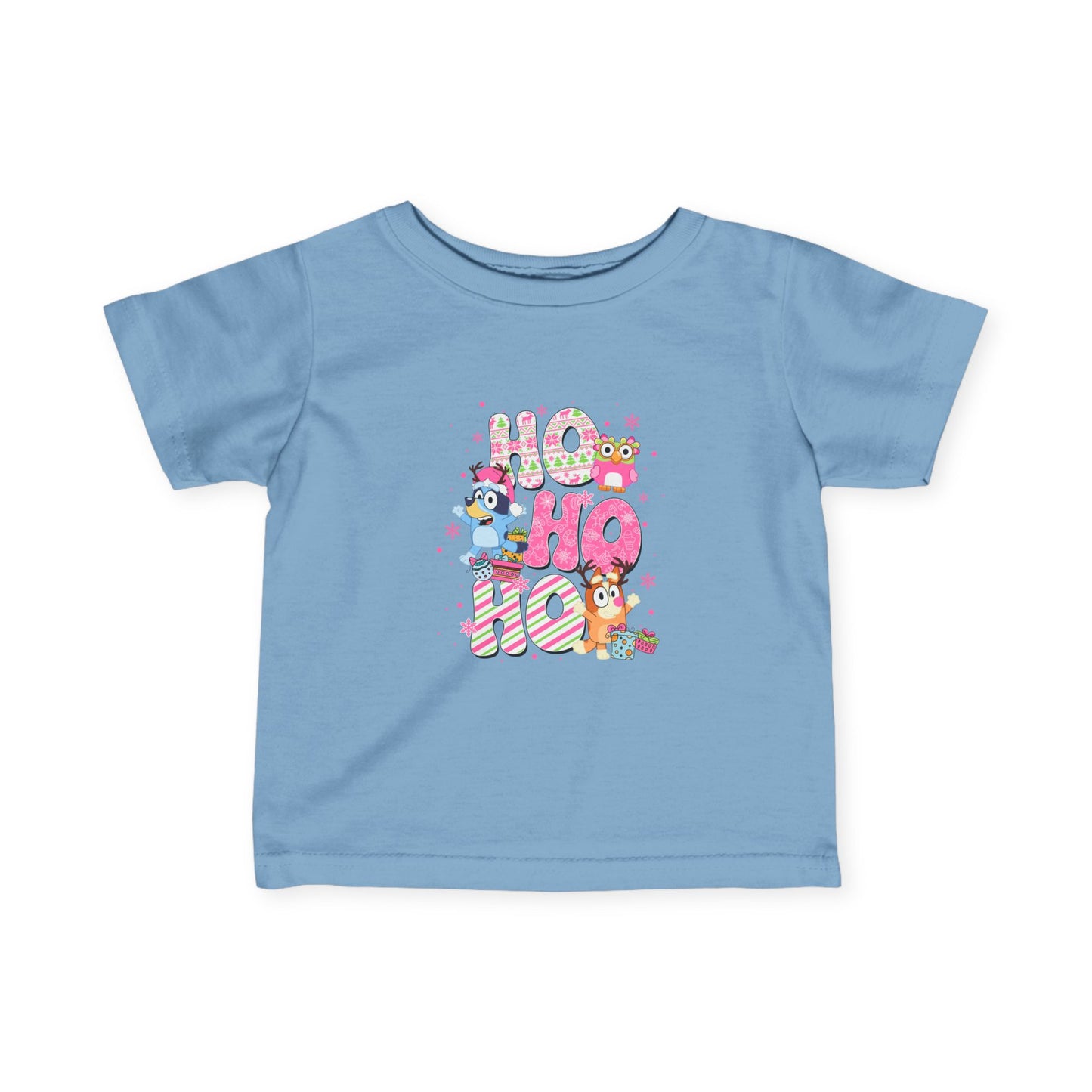 Bluey Christmas Shirt, Ho Ho Ho, Bluey and Bingo, Blue Dog Tee, Bluey Family Xmas, Family Matching Christmas Shirts, Bluey Sweatshirt