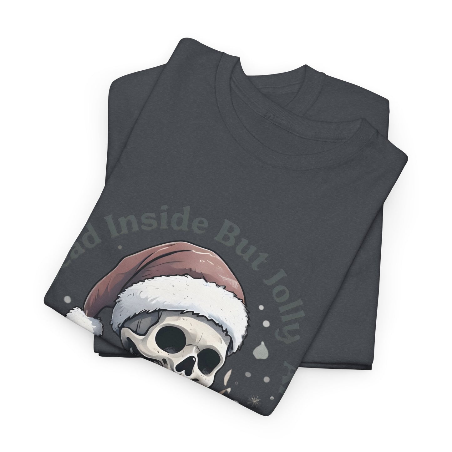 Skeleton Christmas Tee, Coffee Lover Gift, Fall  Shirt, Sarcastic Shirt, Merry Christmas Tee, Unisex Heavy Cotton Tee