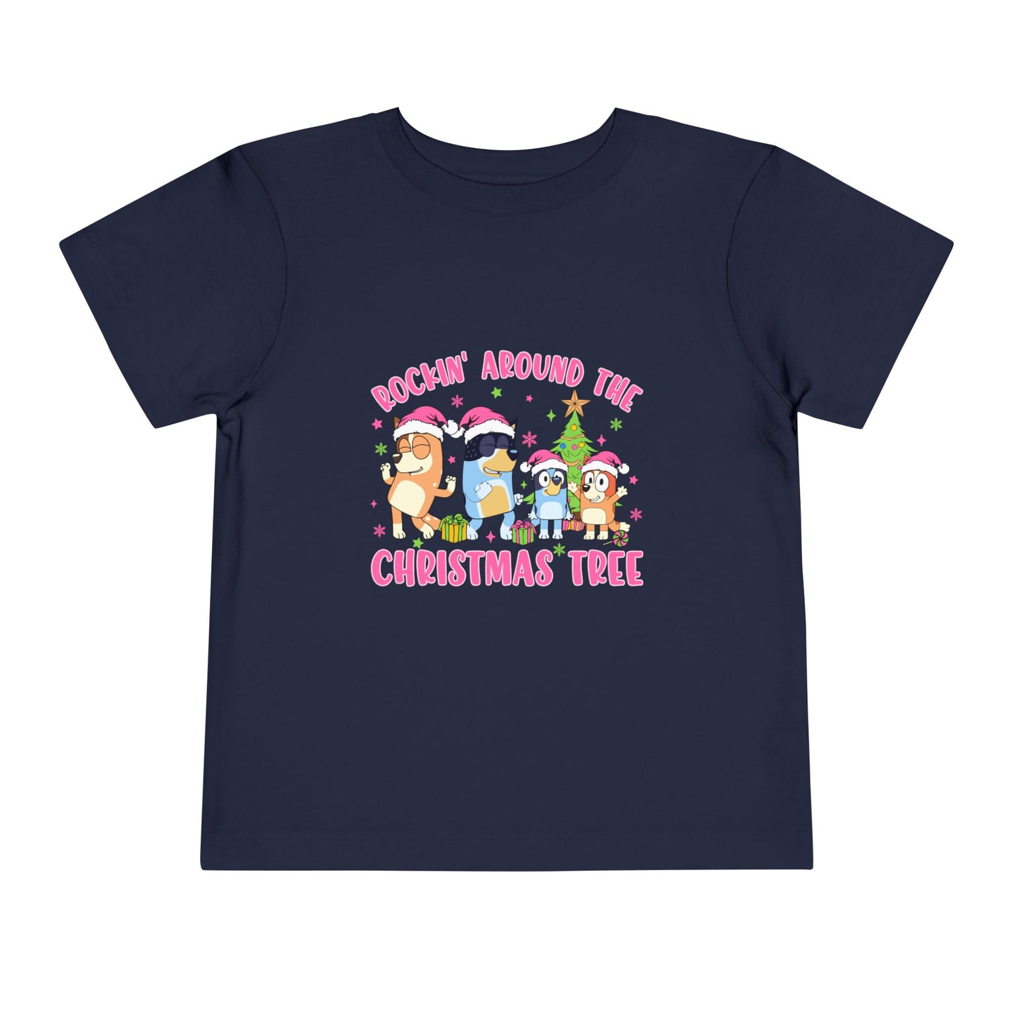 Bluey Christmas Shirt, Rockin' Around The Christmas Tree, Blue Dog, Bluey Family Xmas, Family Matching Christmas Shirts, Bluey Sweatshirt