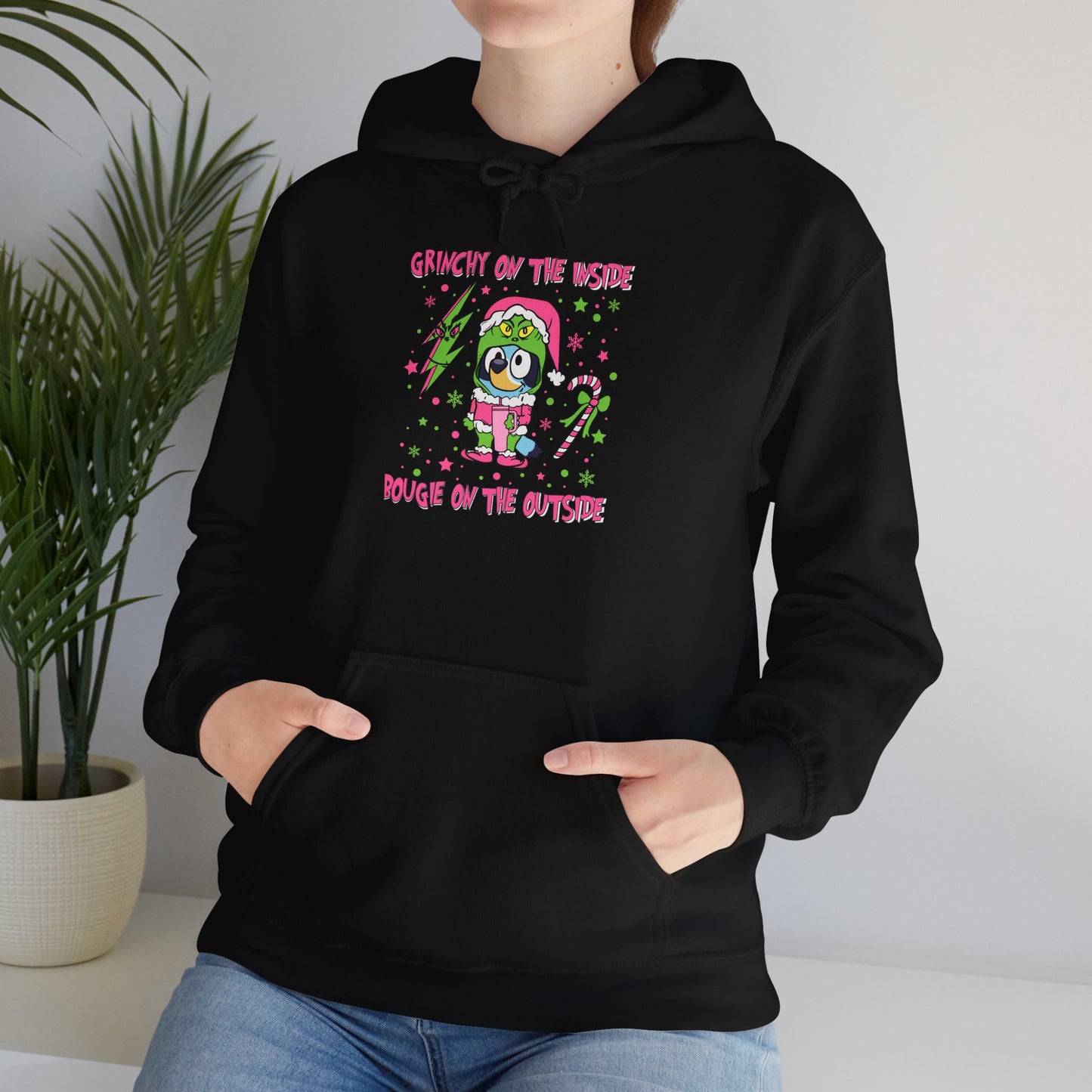 Bougie Grinch  Unisex Heavy Blend™ Hooded Sweatshirt