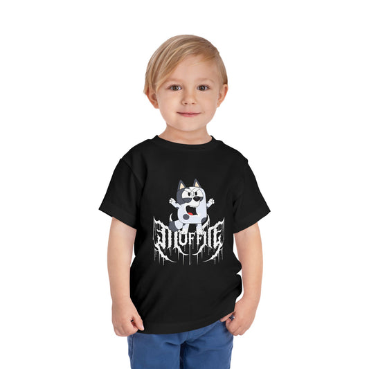 Toddler T-Shirt Trendy Muffin Metal Bluey Tee